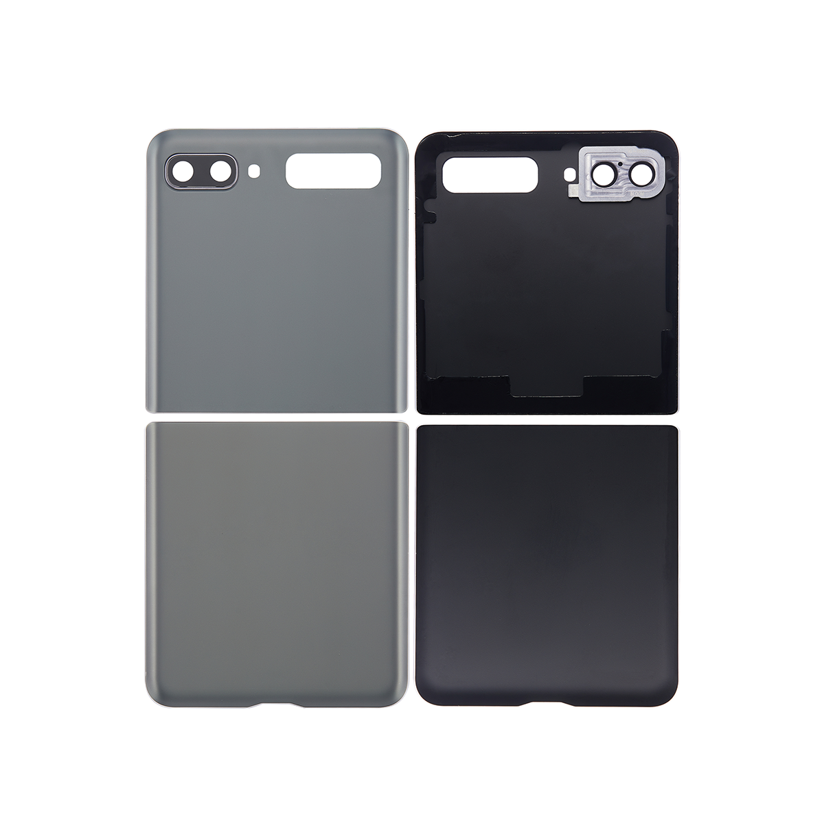 Coque arrière Samsung Galaxy Z Flip 5G F707B avec objectif Mystic Grey OEM