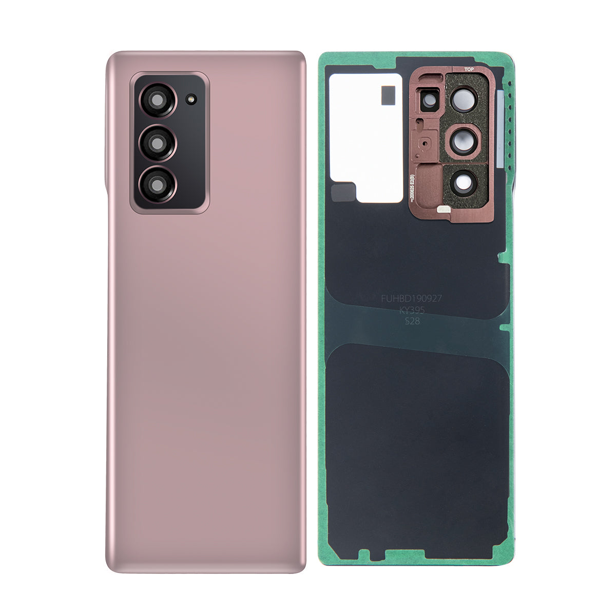 Coque arrière Samsung Galaxy Z Fold2 5G F916B avec objectif bronze OEM