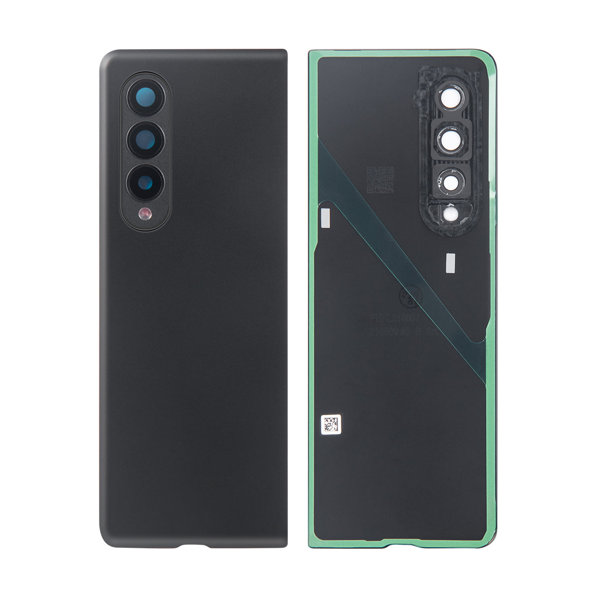 Coque arrière Samsung Galaxy Z Fold3 5G F926B avec objectif Phantom Black OEM