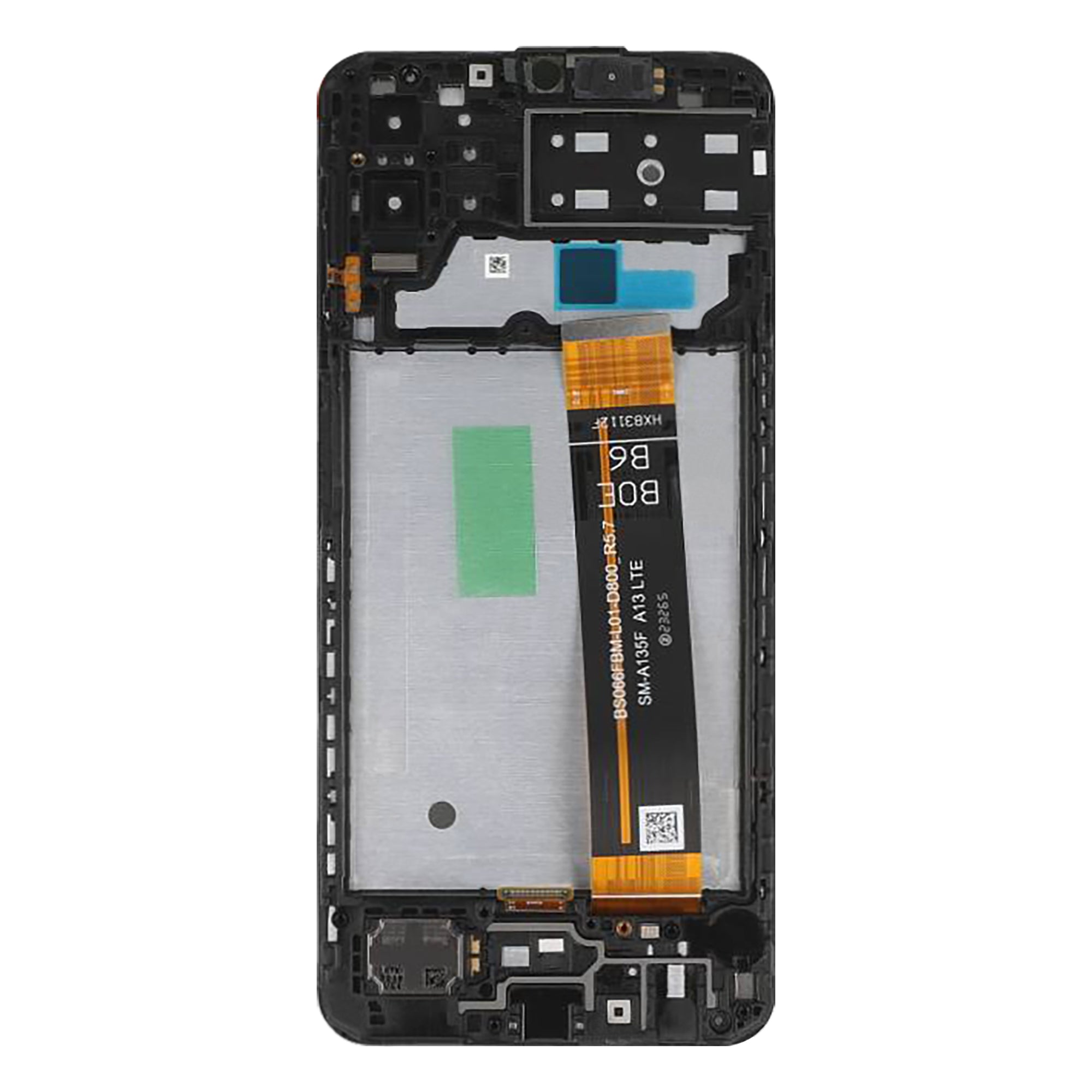 Samsung Galaxy M13 M135F Écran et numériseur avec cadre Noir Service Pack