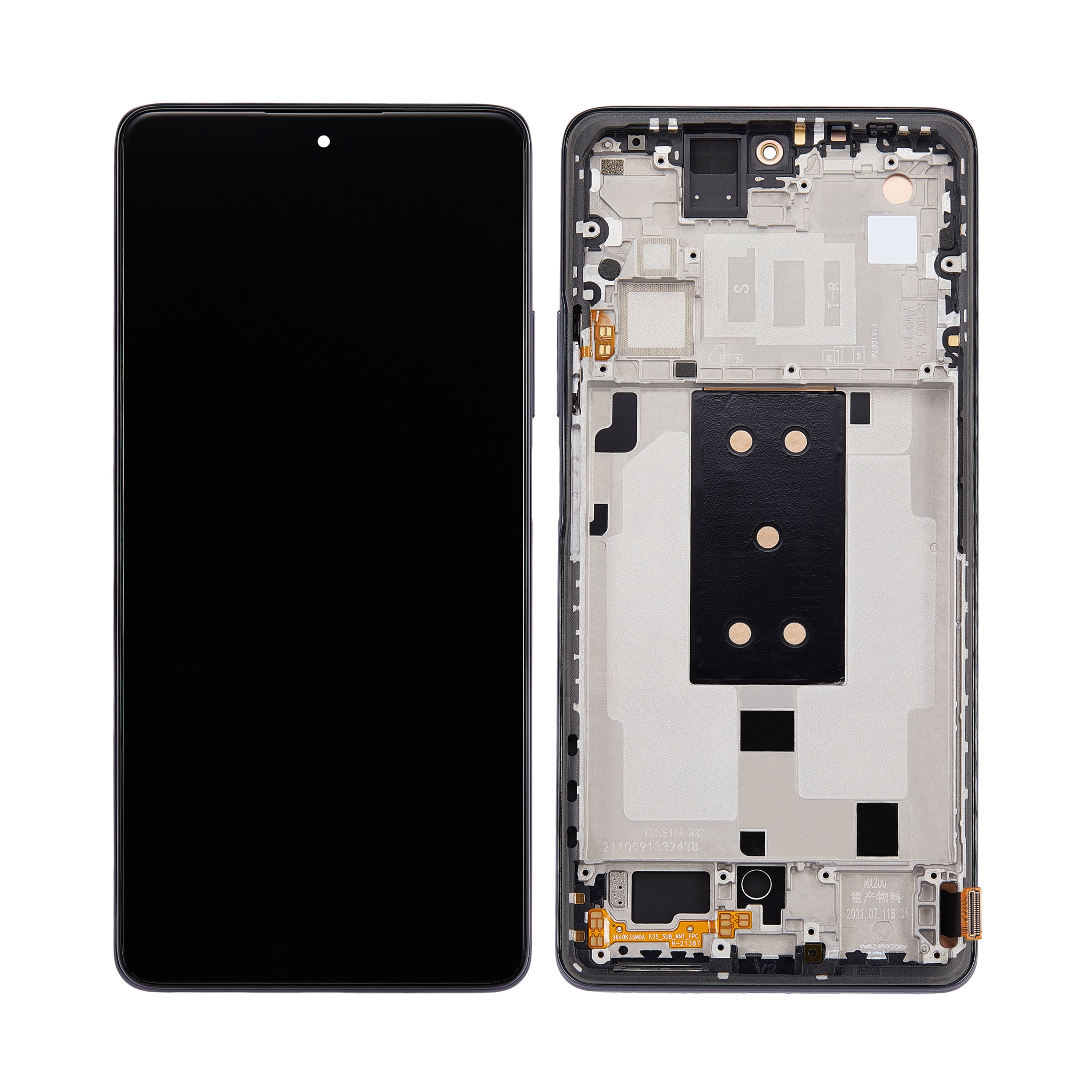 Écran et numériseur Xiaomi 11T, 11T Pro 5G avec cadre noir OEM