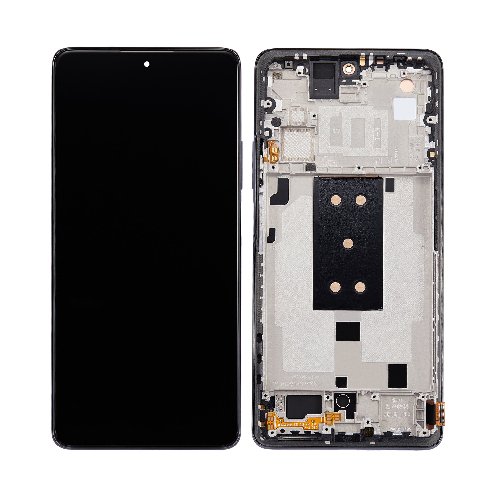 Écran et numériseur Xiaomi 11T, 11T Pro 5G avec cadre noir OEM