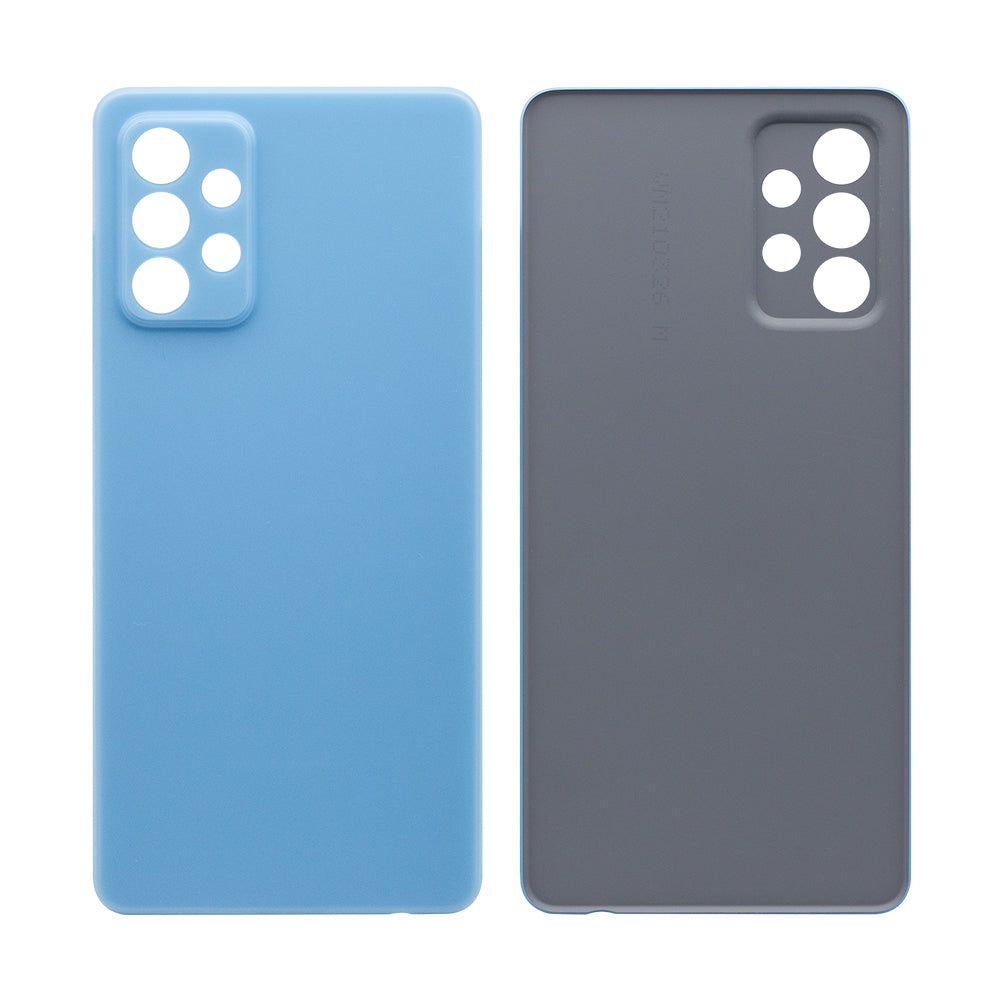 Coque arrière Samsung Galaxy A72 A725F avec objectif bleu génial OEM