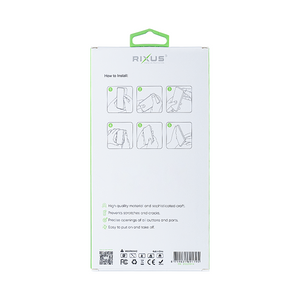 Rixus Magnetic Clear Case TPU For Samsung Galaxy Z Fold5 White