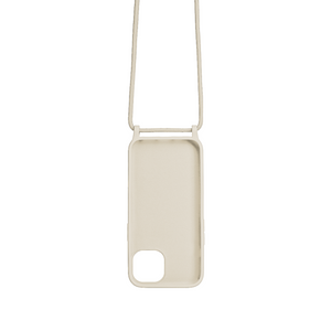 Rixus TPU Necklace Cord Cover For Apple iPhone 15 Pro Gold