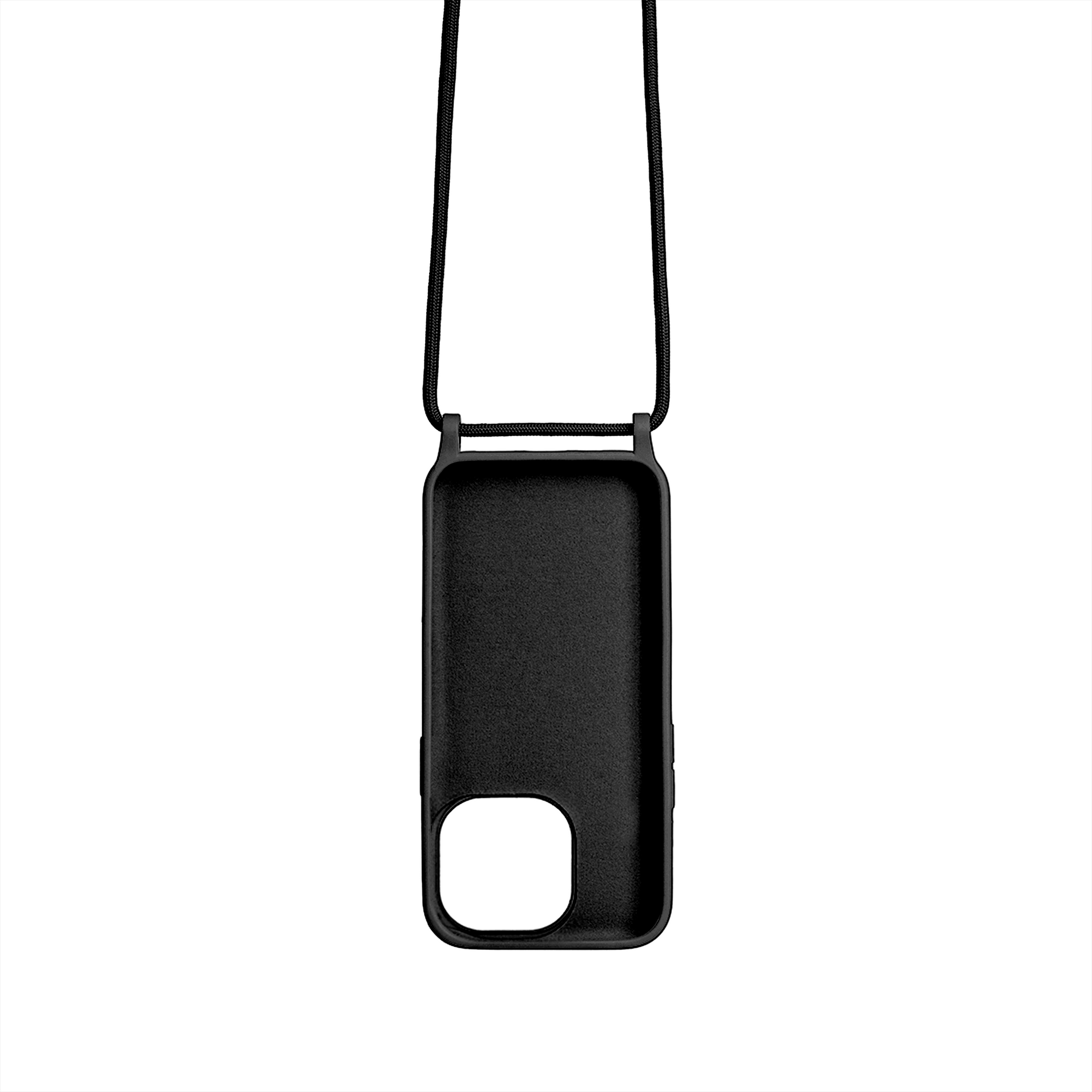 Rixus TPU Necklace Cord Cover For Apple iPhone 15 Pro Max Noir