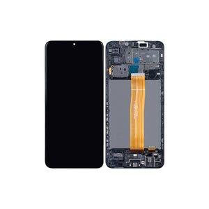 Samsung Galaxy M12 M127F Ecran et Numériseur Avec Cadre Noir Soft-OLED