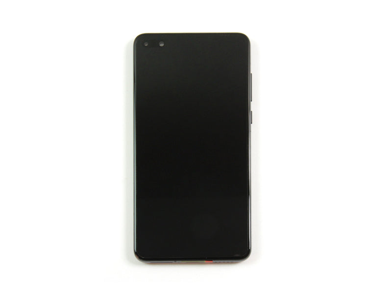 Écran et numériseur Huawei P40 avec cadre noir Service Pack
