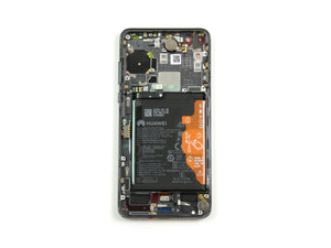 Écran et numériseur Huawei P40 avec cadre noir Service Pack