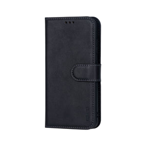 Rixus Duo Portefeuille magnétique détachable pour Samsung Galaxy S23 Ultra Noir