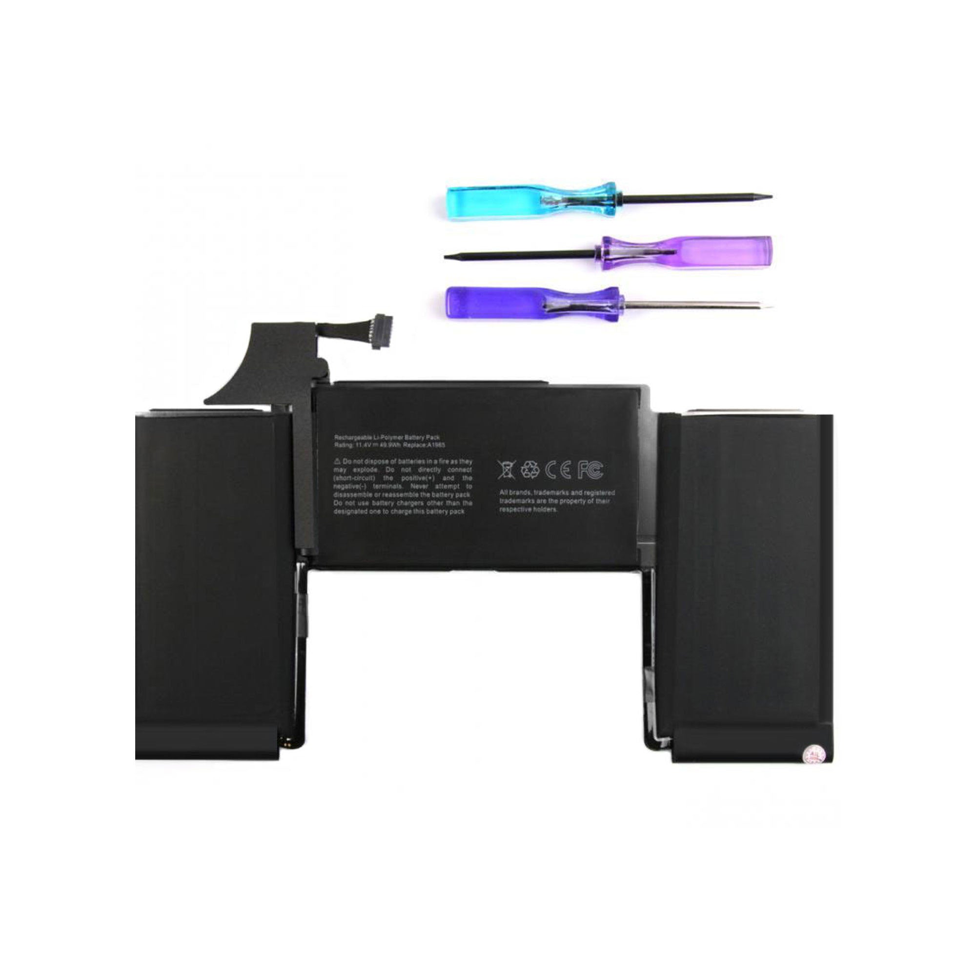 For Apple Air 13 pouces A1932, A2179 (2018, 2019, 2020) Batterie A1965 OEM