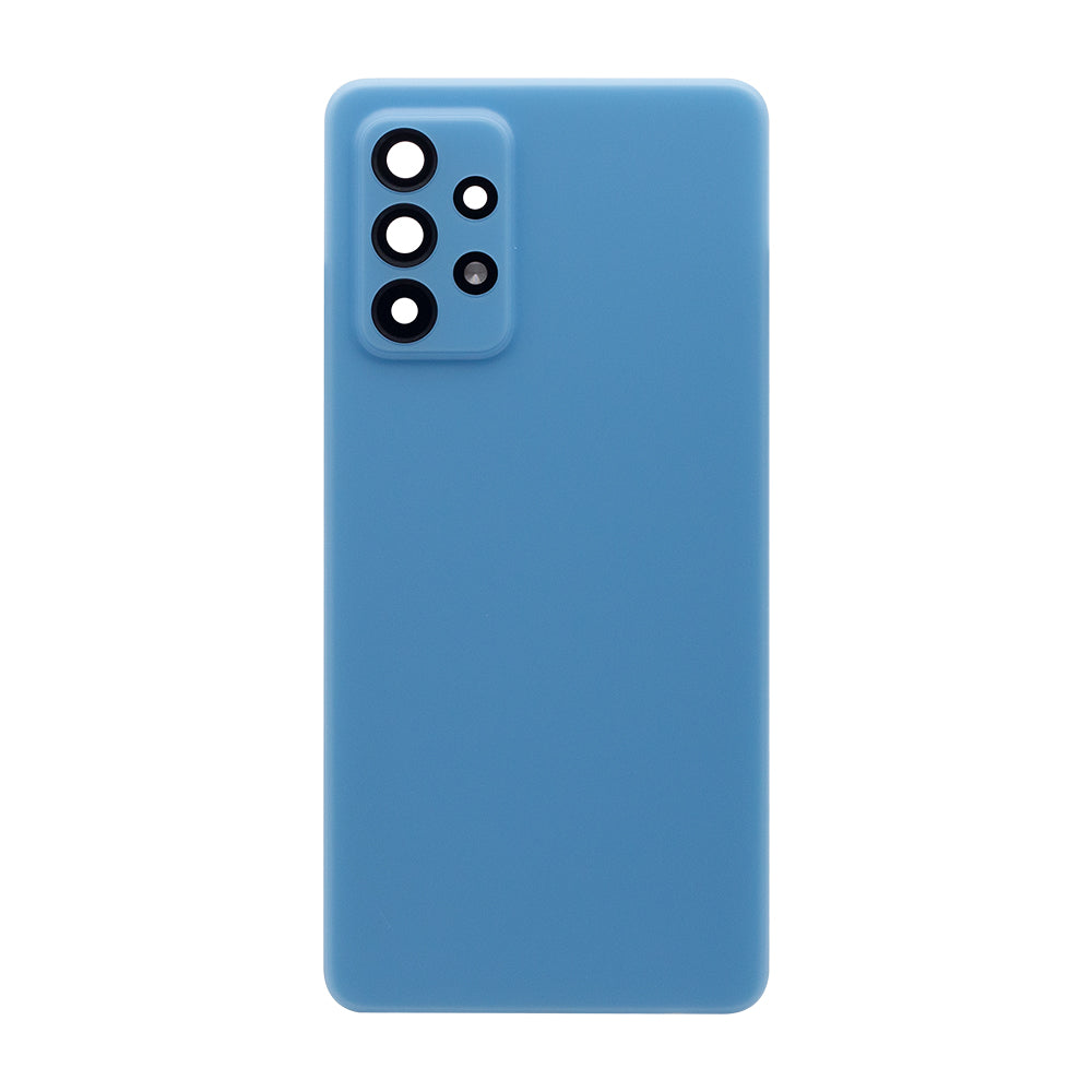 Samsung Galaxy A52 A525F, A526B, A52s A528B Coque arrière avec objectif Bleu génial OEM