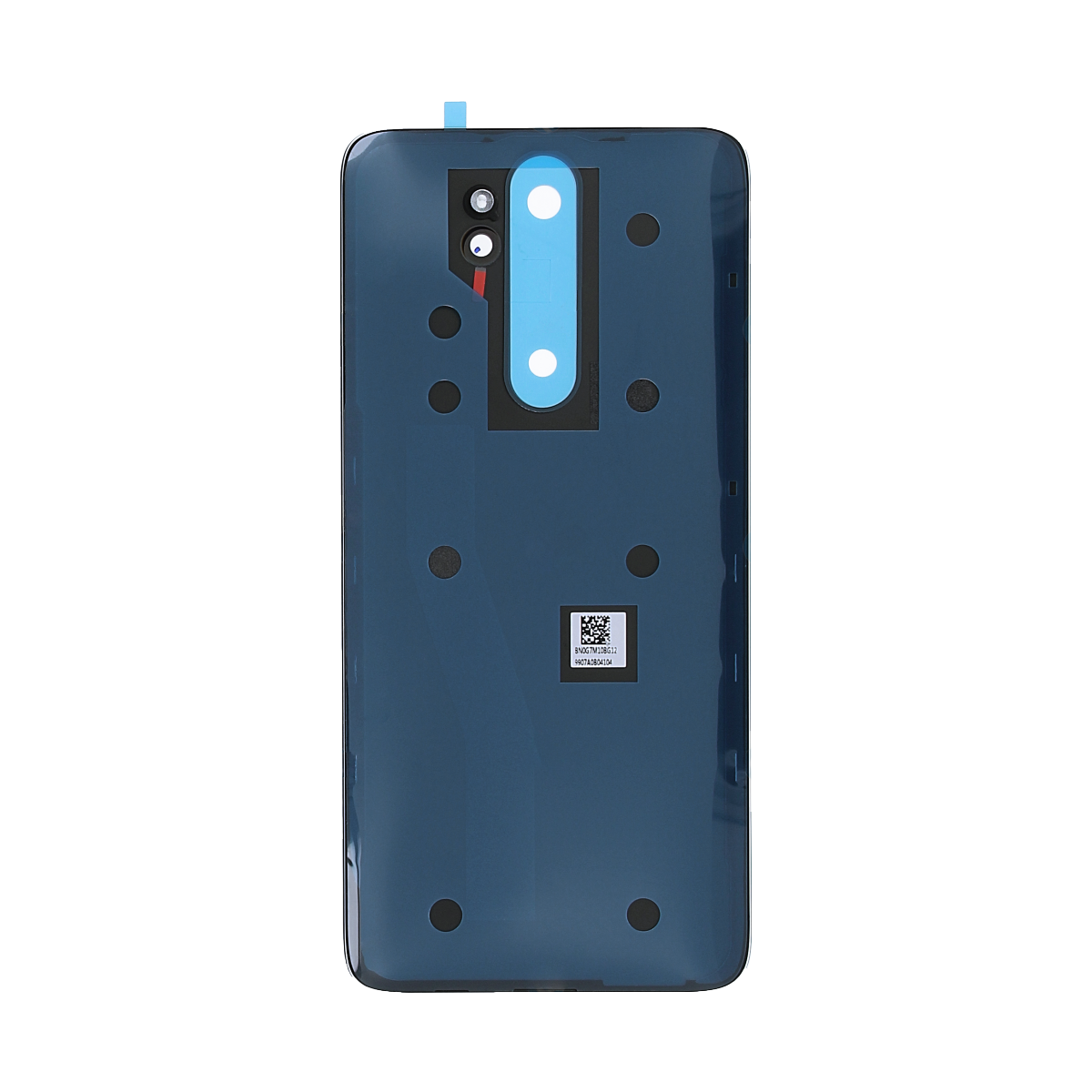 Coque arrière Xiaomi Redmi Note 8 Pro sans objectif, noire, OEM