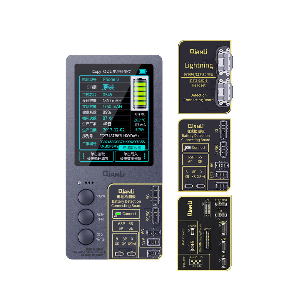 Programmeur QIANLI iCopy Plus 2.1 avec carte Lightning