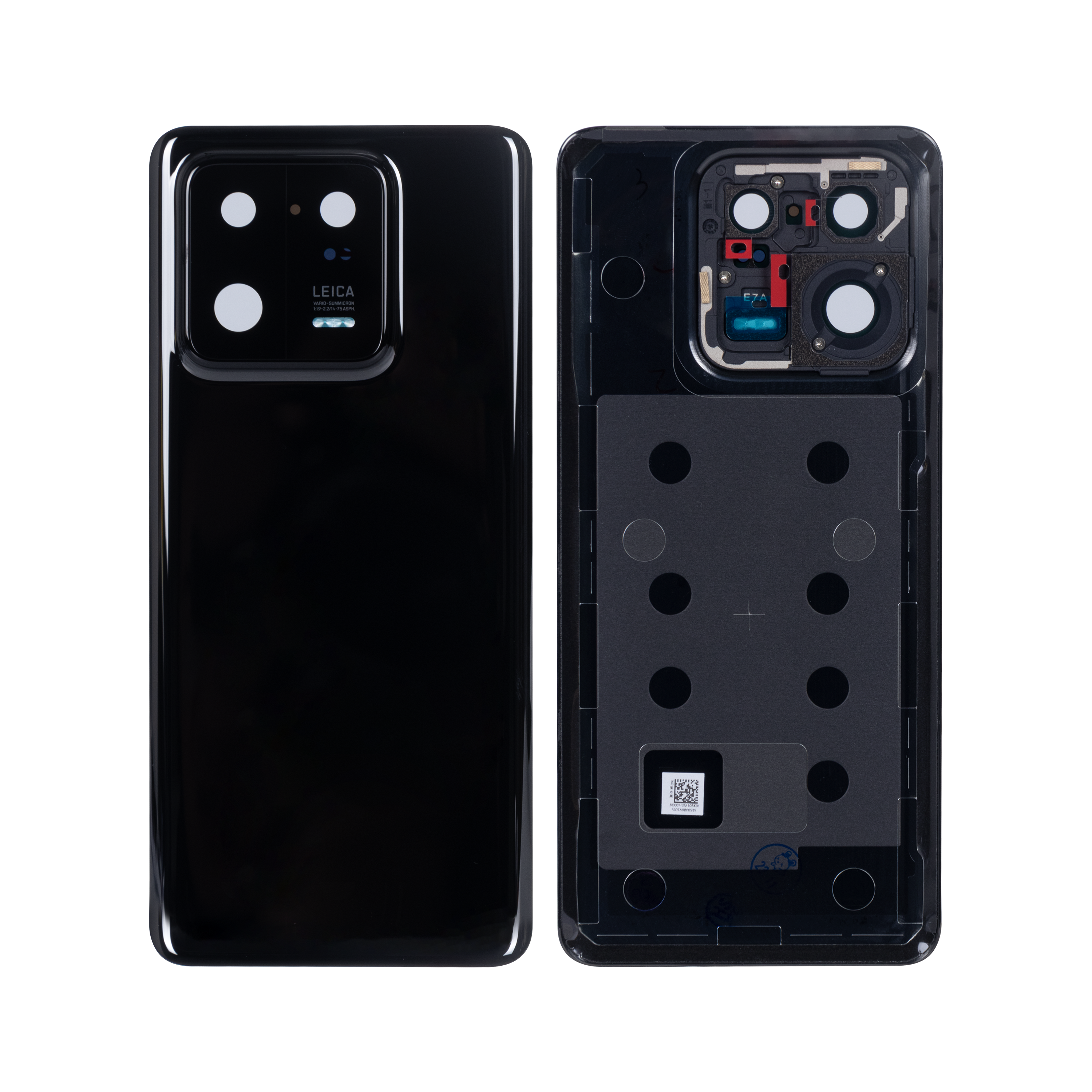 Coque arrière Xiaomi 13 Pro avec objectif, noir céramique, OEM