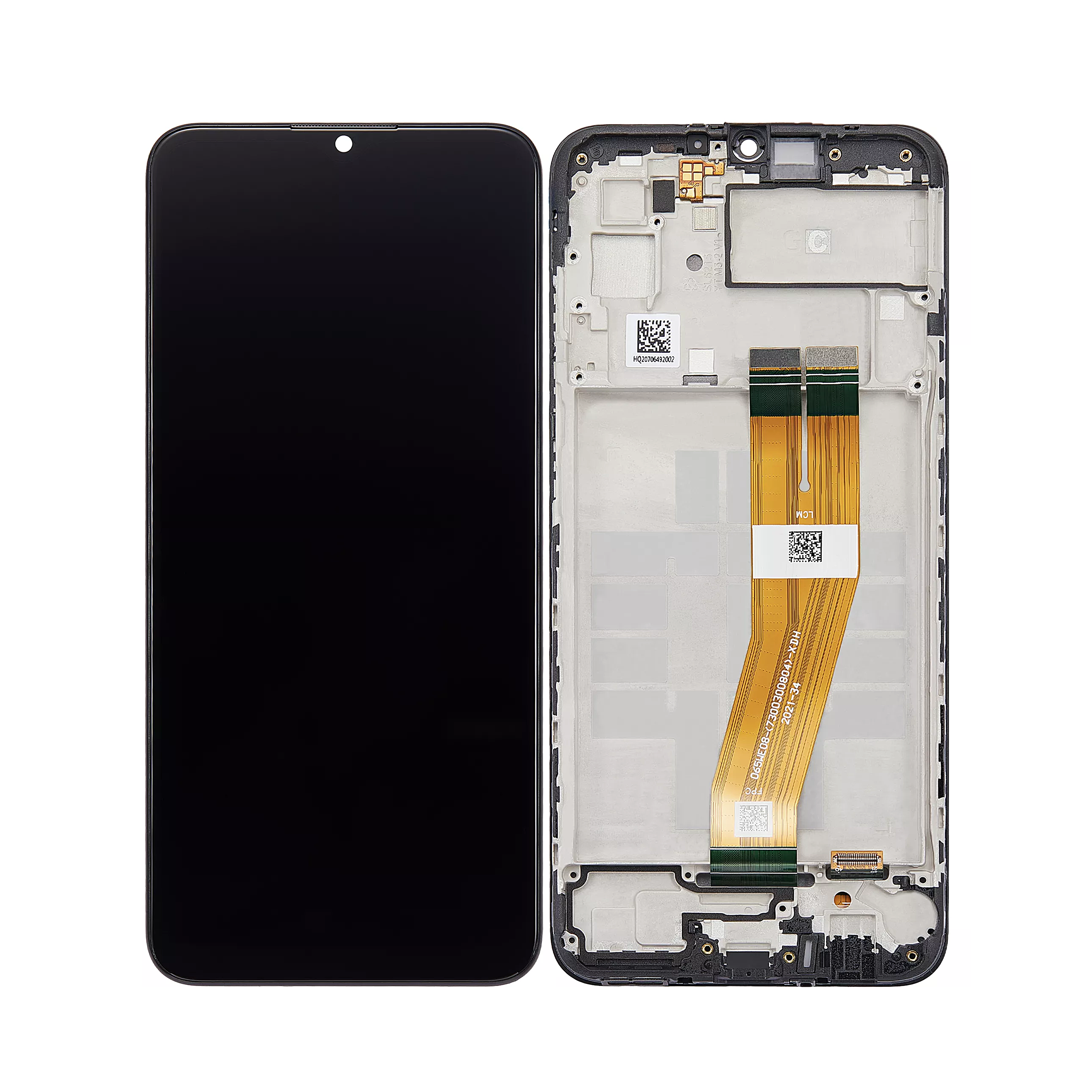 Samsung Galaxy A03 A035F (hors UE) Écran et numériseur avec cadre noir Service Pack
