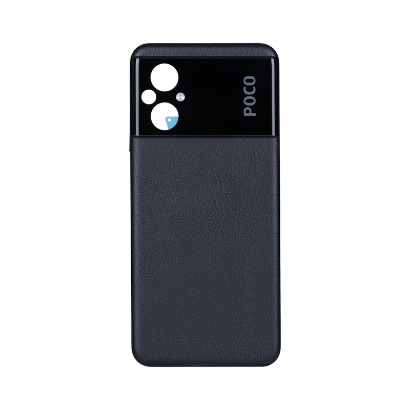 Coque arrière Xiaomi Poco M5 4G sans objectif, noire, OEM