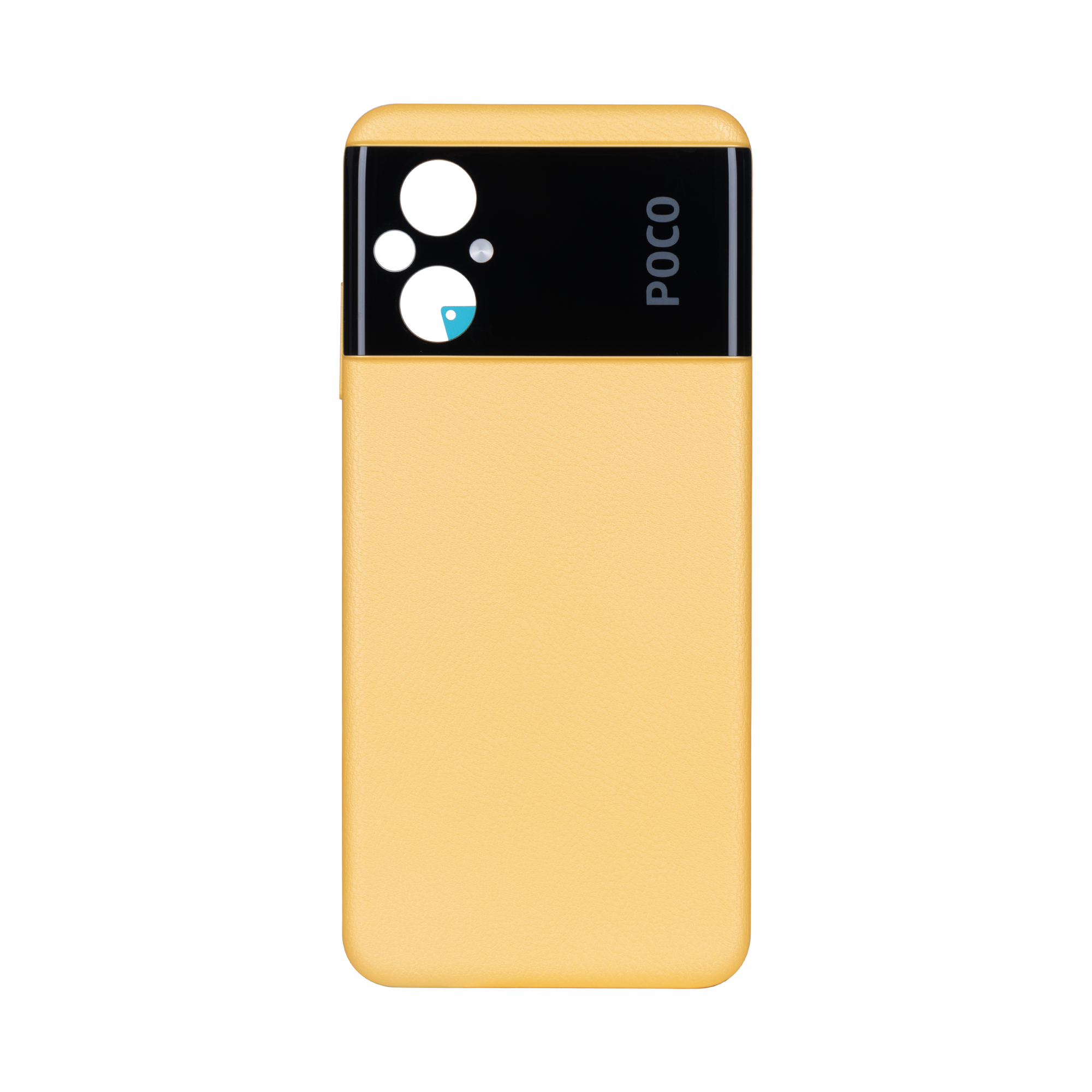 Coque arrière Xiaomi Poco M5 4G sans objectif jaune OEM