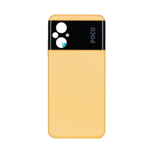 Coque arrière Xiaomi Poco M5 4G sans objectif jaune OEM