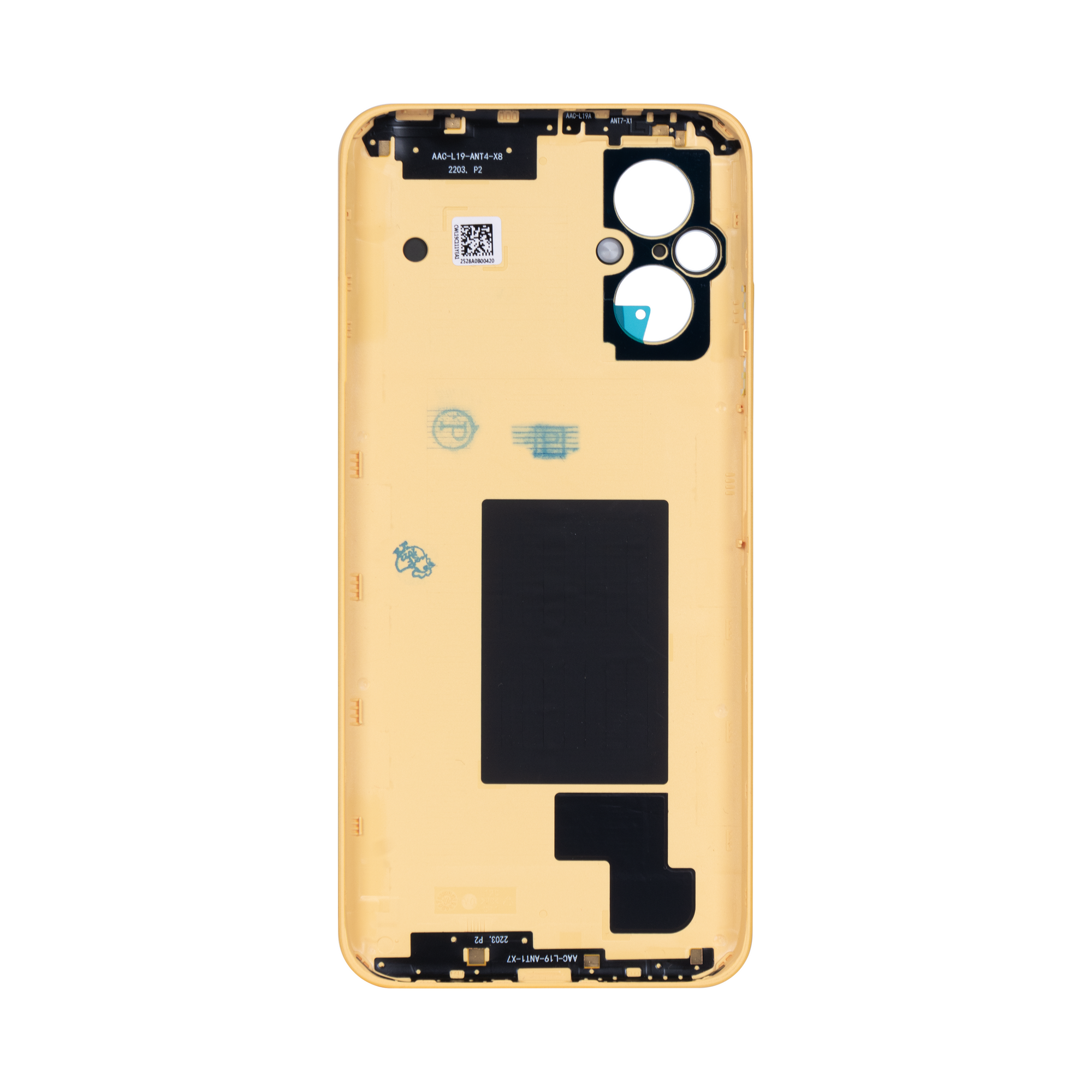 Coque arrière Xiaomi Poco M5 4G sans objectif jaune OEM