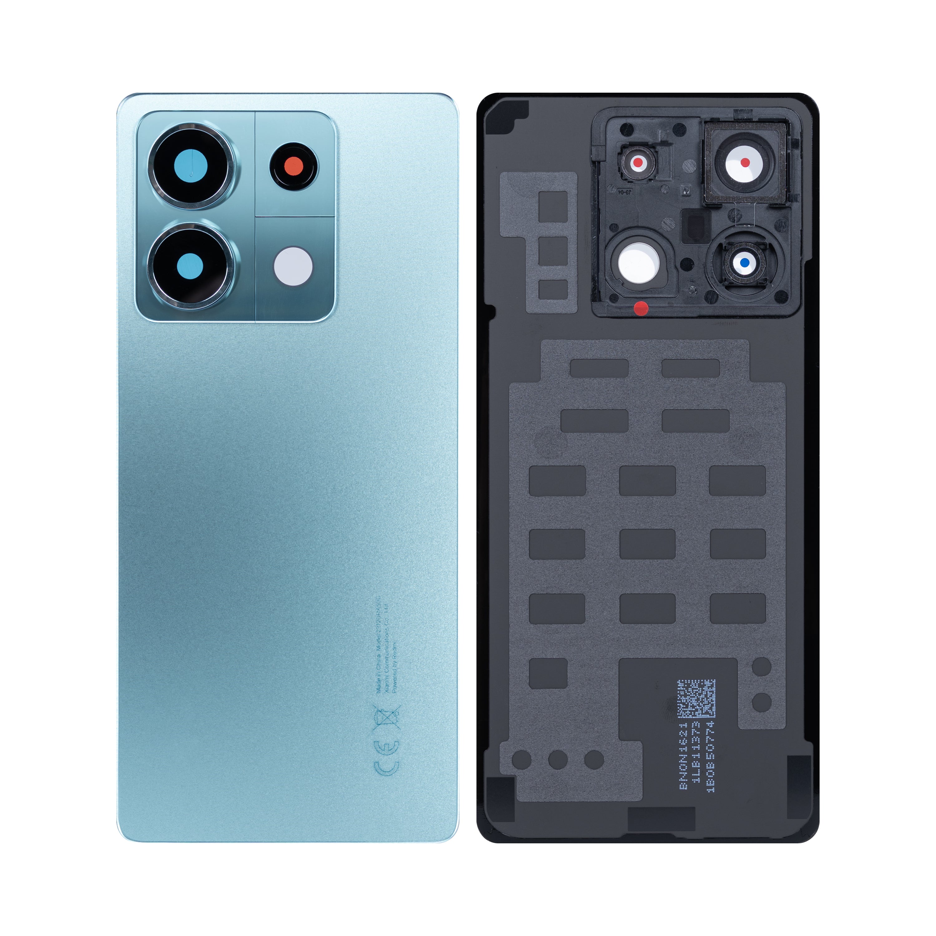 Coque arrière Xiaomi Redmi Note 13 Pro 5G avec objectif bleu sarcelle OEM