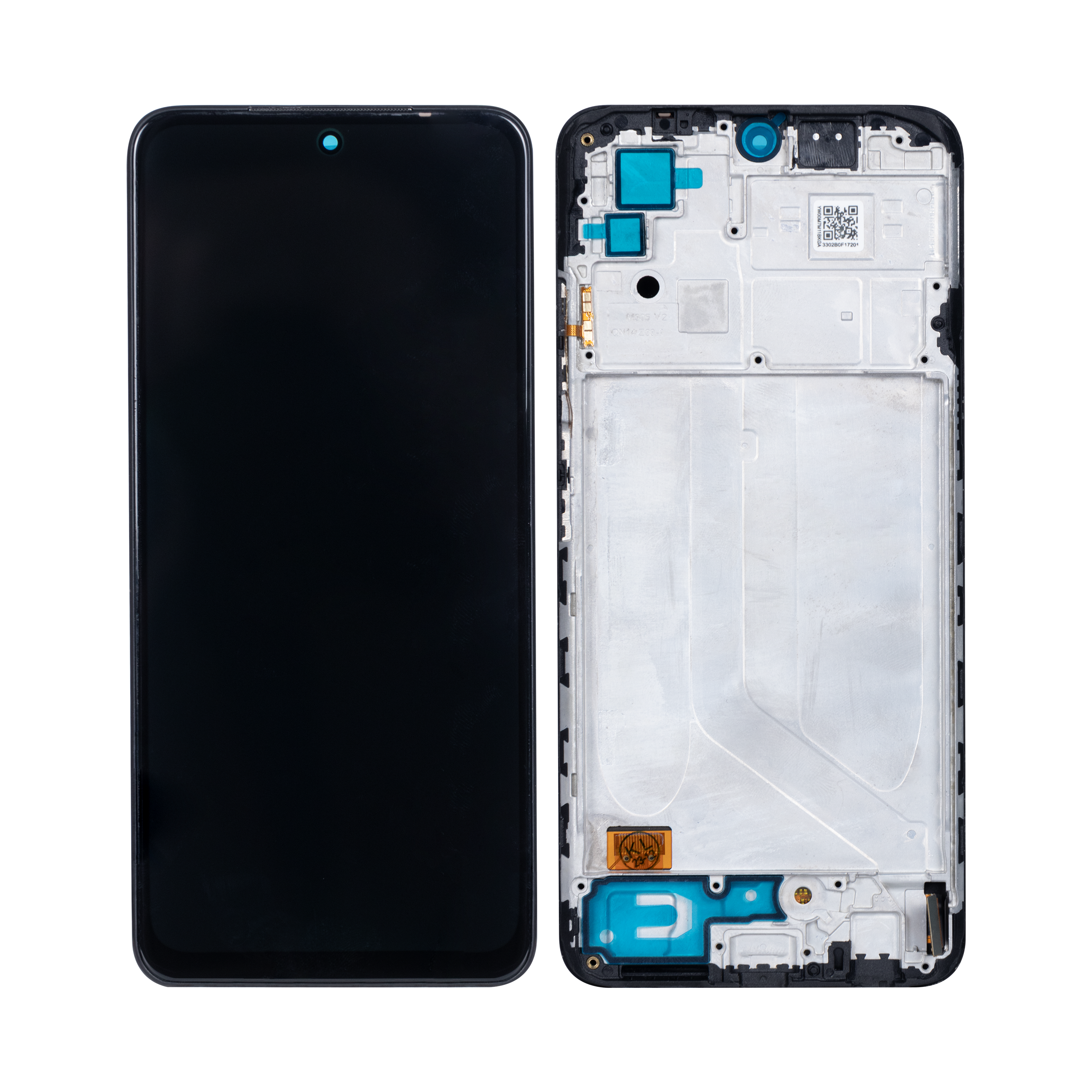 Écran et numériseur Xiaomi Poco M5s avec cadre gris OEM
