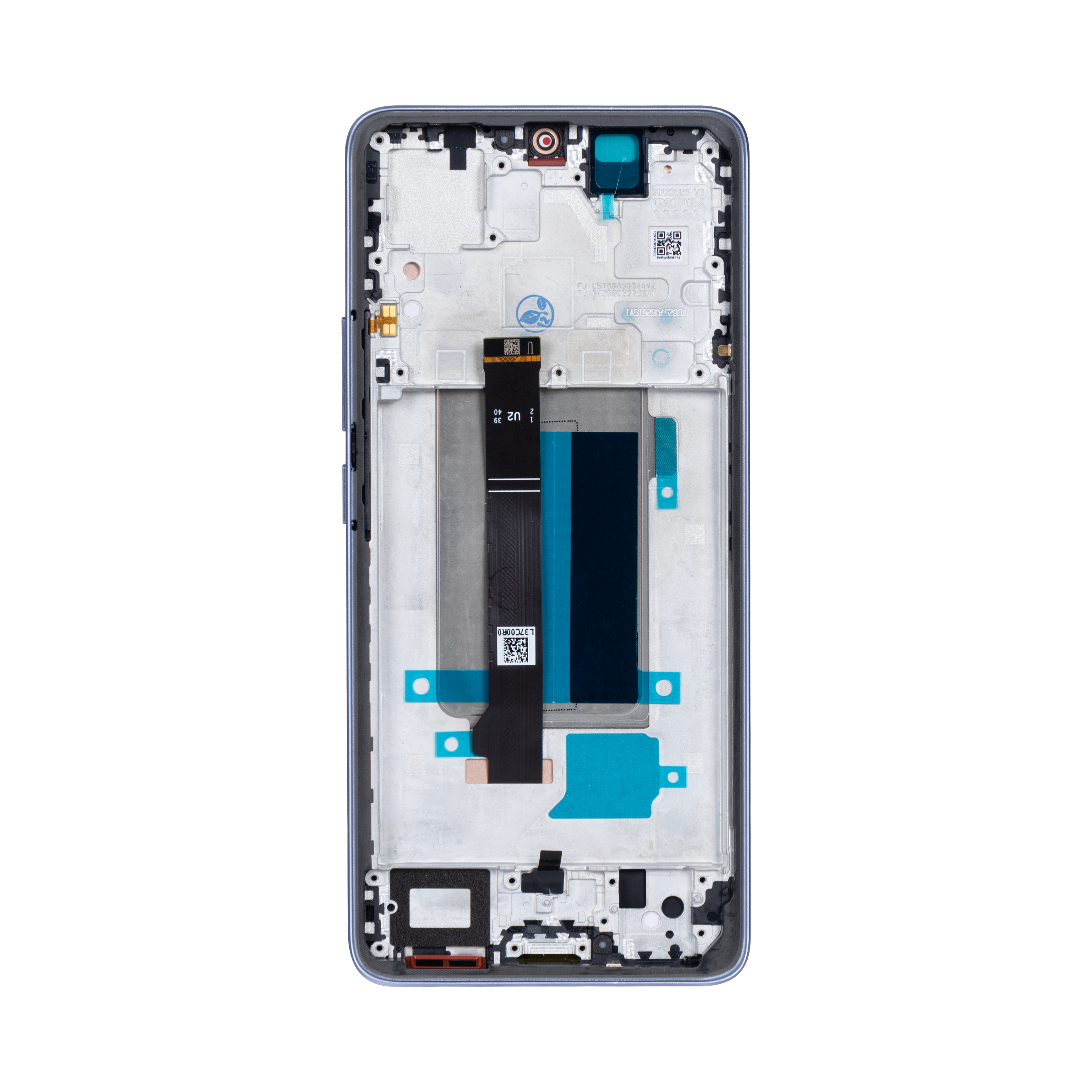 Écran et numériseur Xiaomi Redmi Note 13 Pro Plus 5G avec cadre violet OEM
