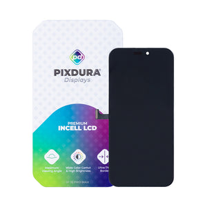 PIXDURA For Apple 15 Pro Max Écran et numériseur In-Cell Premium (IC amovible) (120 Hz)