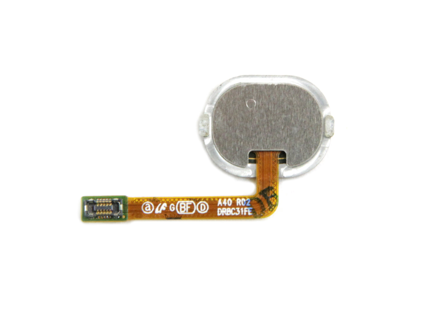 Capteur d'empreintes digitales Samsung Galaxy A40 A405F avec bouton d'accueil Corail OEM