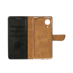 Rixus Bookcase pour Samsung Galaxy A03 Core Black