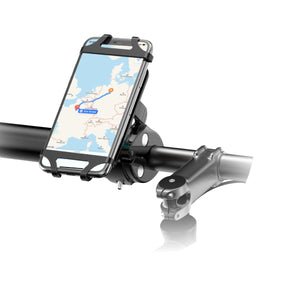 Rixus RXHB61 Support silicone pour guidon de vélo Noir