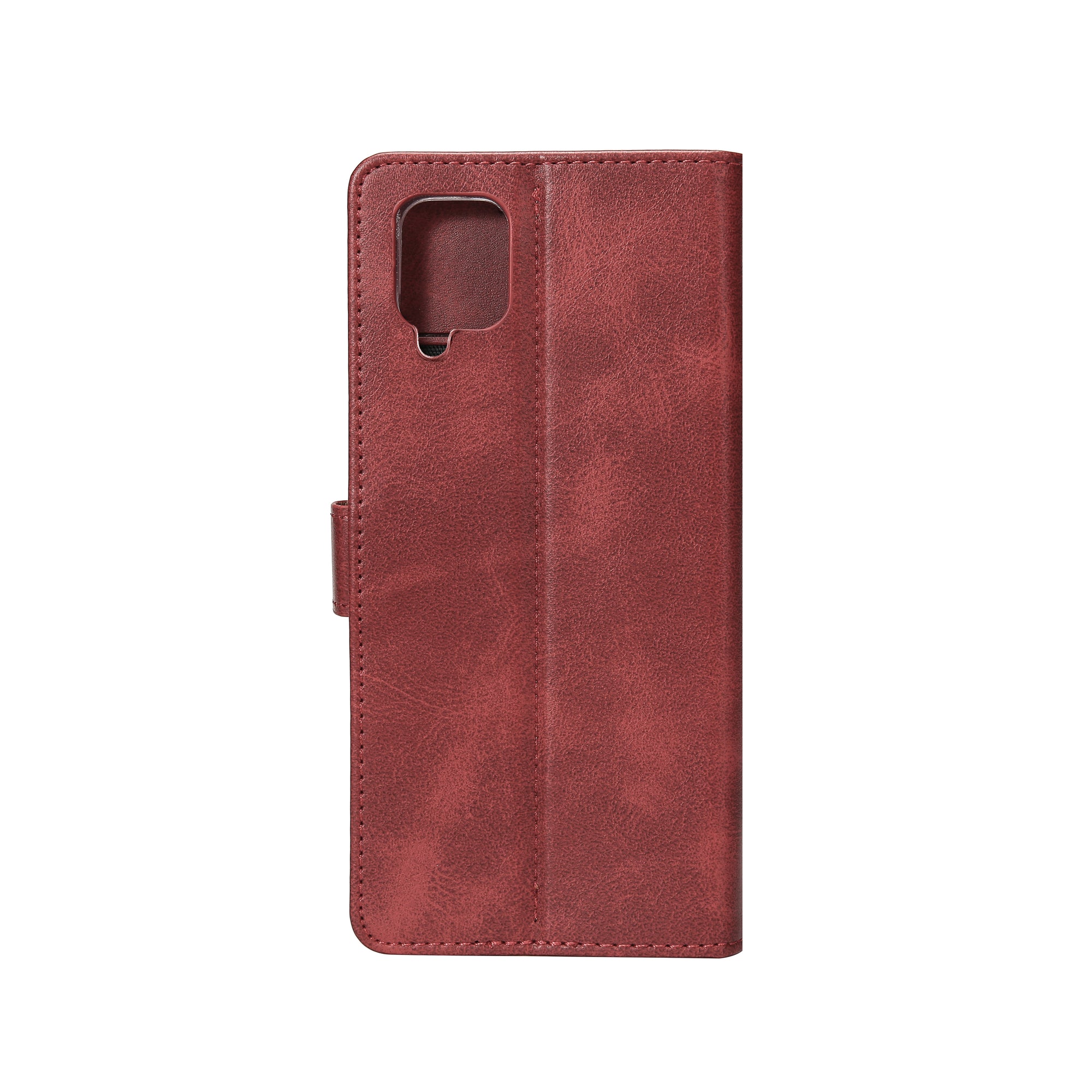 Bibliothèque Rixus pour Samsung Galaxy A12 Rouge foncé