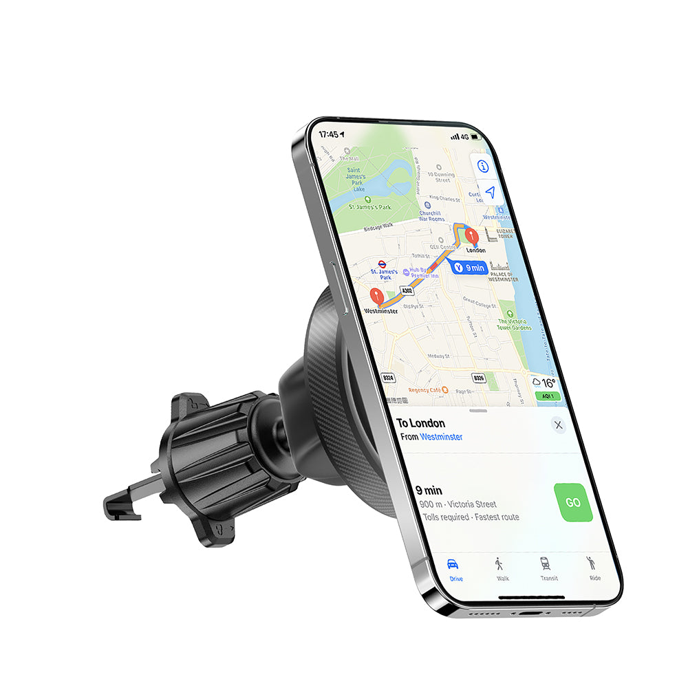Rixus RXHM62 Support magnétique rond pour voiture gris