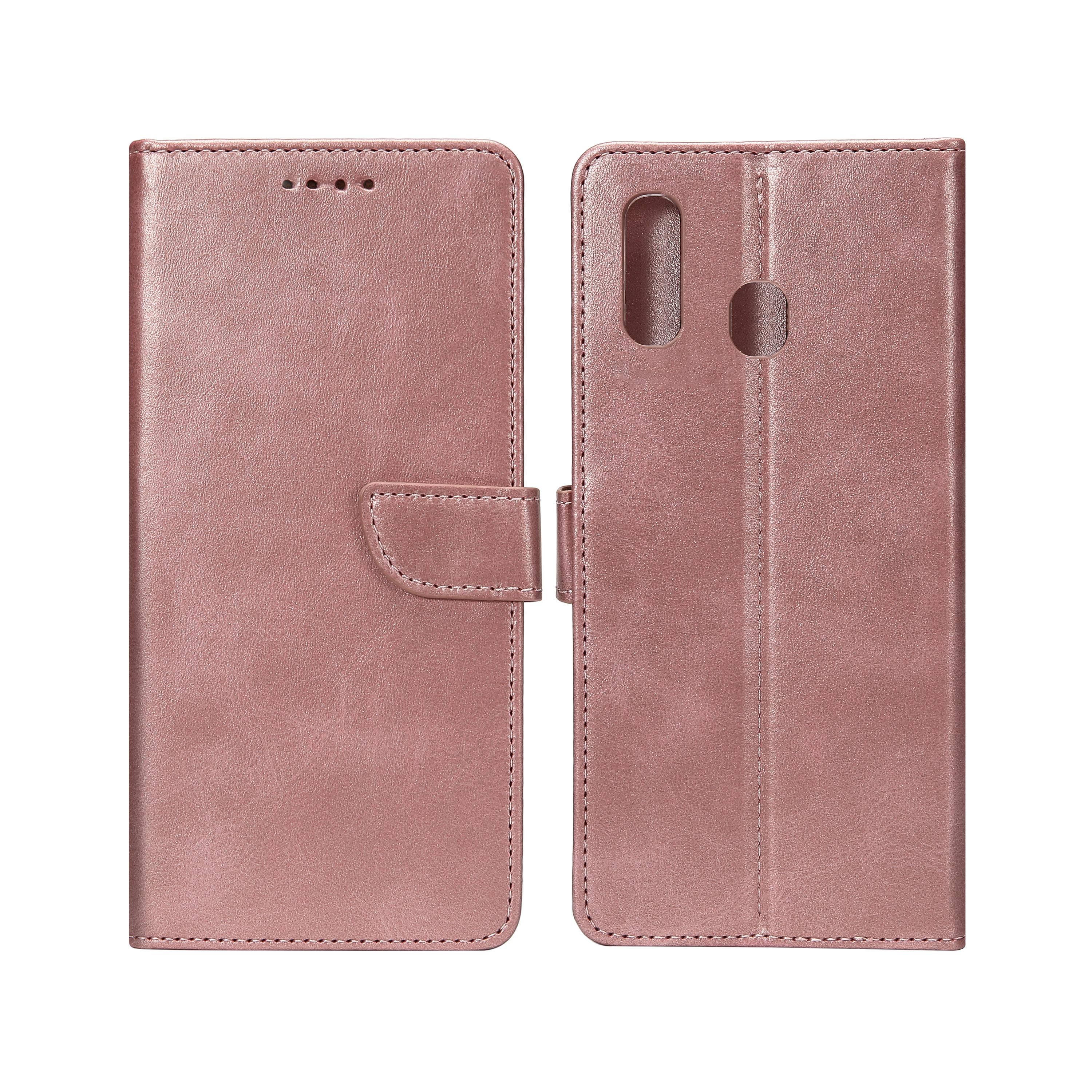 Rixus Bookcase pour Samsung Galaxy A20e Rose