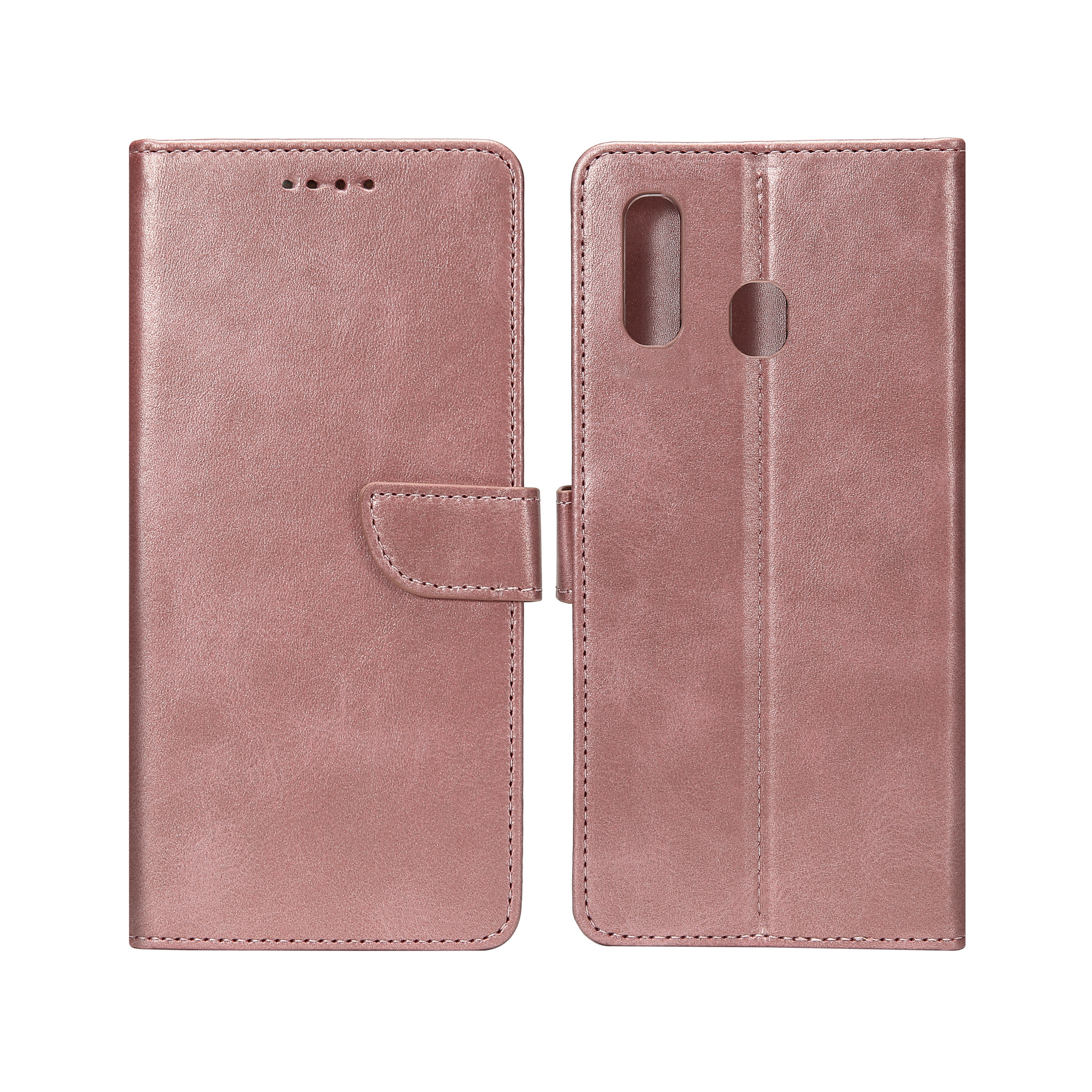 Rixus Bookcase pour Samsung Galaxy A20e Rose