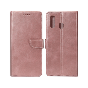 Rixus Bookcase pour Samsung Galaxy A20e Rose