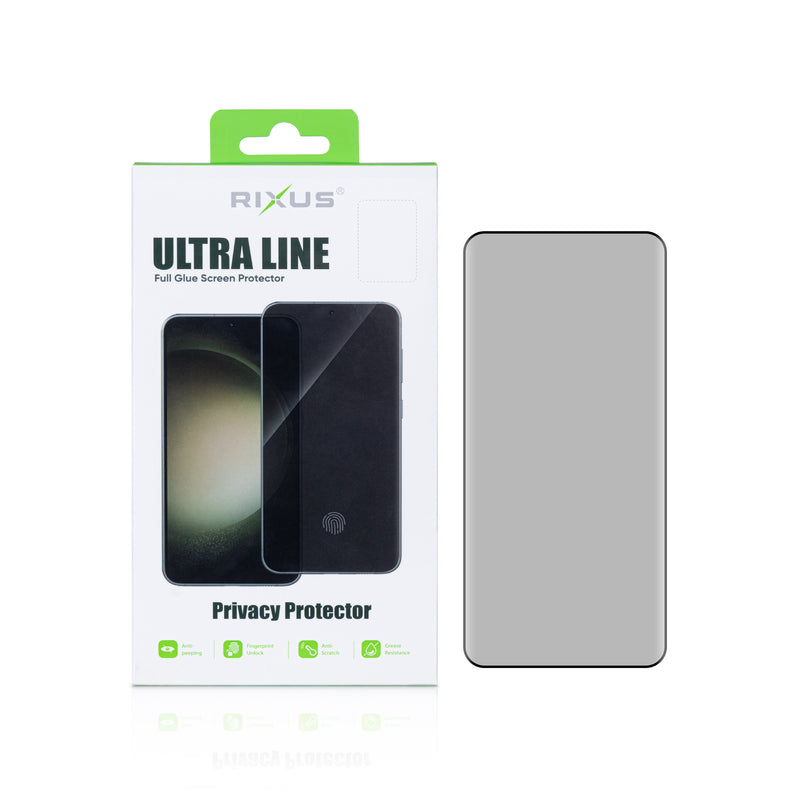 Rixus Privacy Full Curved Edge Tempered Glass Pour Samsung Galaxy A05