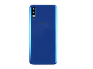 Coque arrière Samsung Galaxy A50 A505F avec objectif bleu OEM