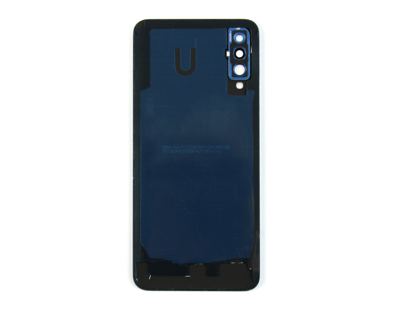 Coque arrière Samsung Galaxy A50 A505F avec objectif bleu OEM