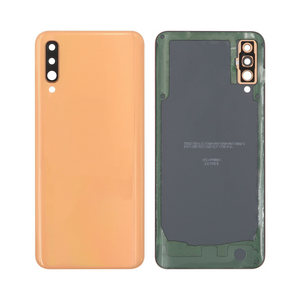 Coque arrière Samsung Galaxy A50 A505F avec objectif corail OEM