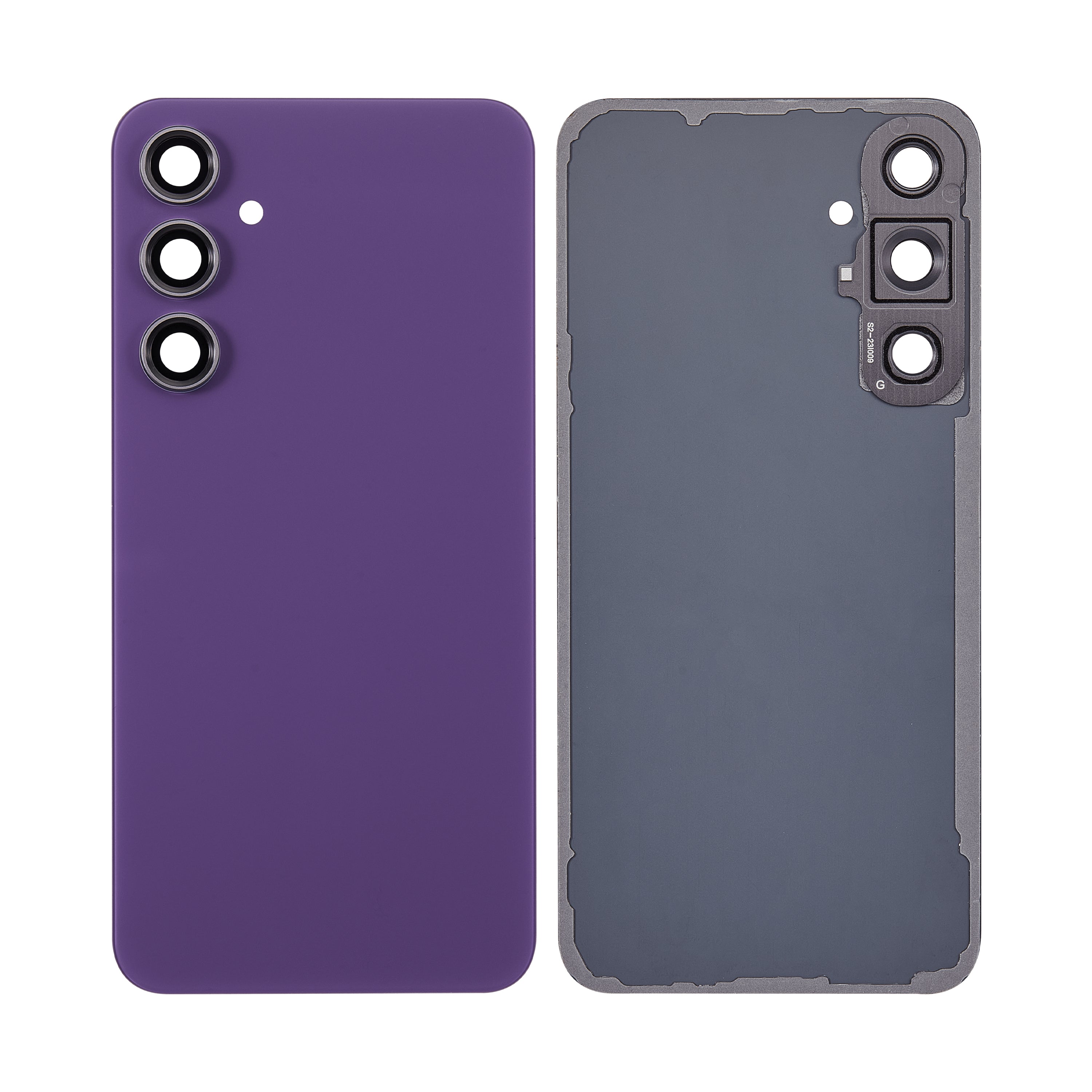 Coque arrière Samsung Galaxy S23 FE S711B avec objectif violet OEM