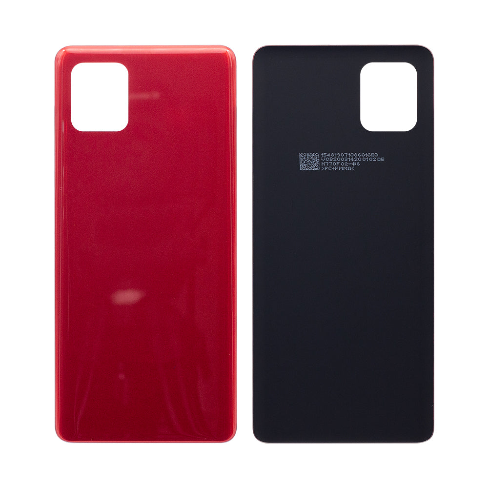 Coque arrière Samsung Galaxy Note 10 Lite N770F sans objectif, rouge Aura, OEM