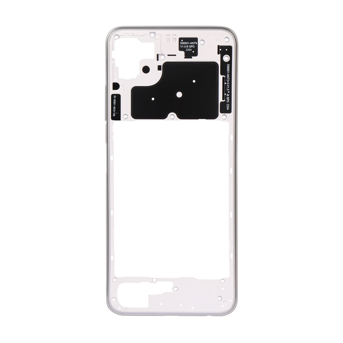 Samsung Galaxy A22 5G A226B Cadre central blanc d'origine