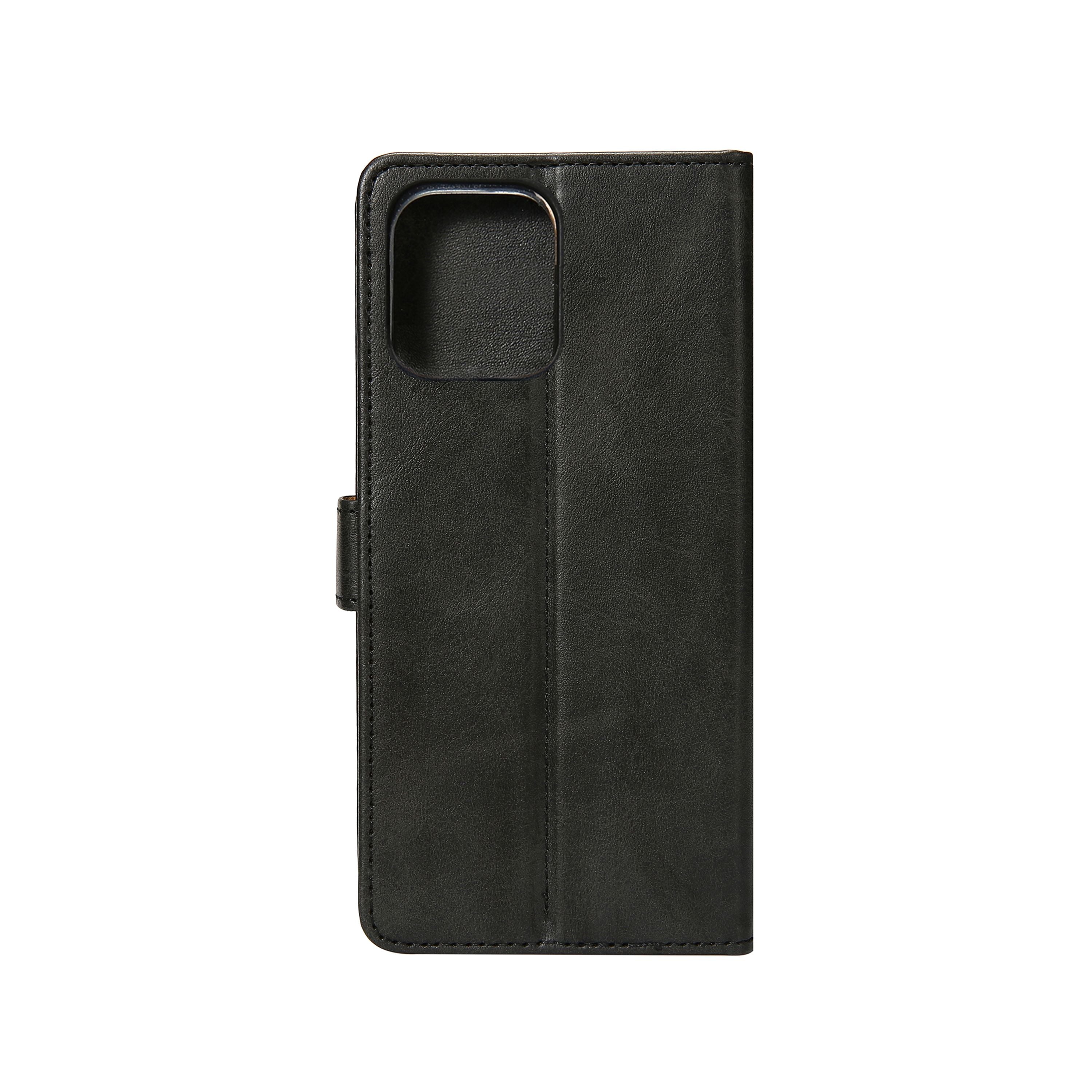 Rixus Bookcase For Apple iPhone 15 Noir