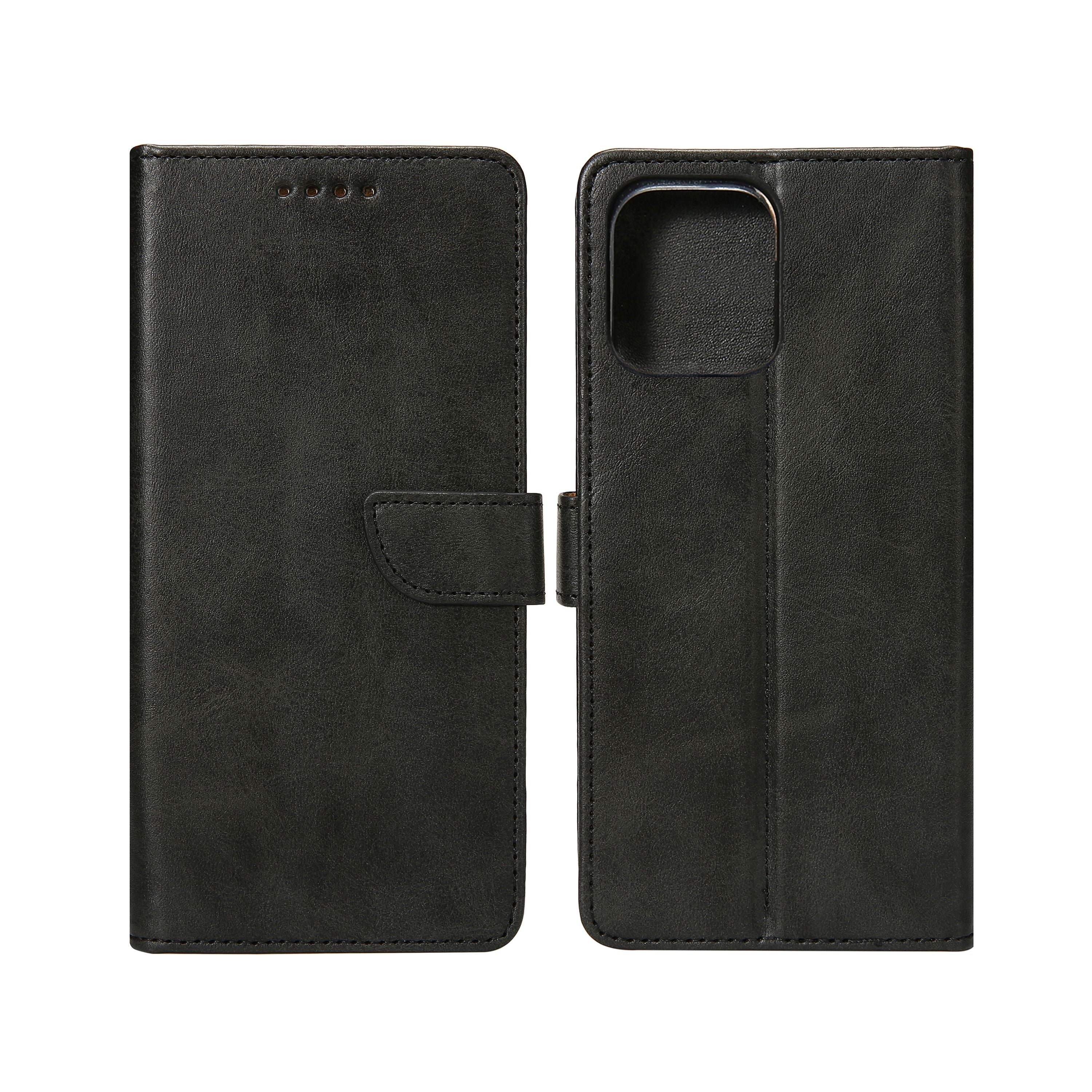 Rixus Bookcase For Apple iPhone 15 Noir