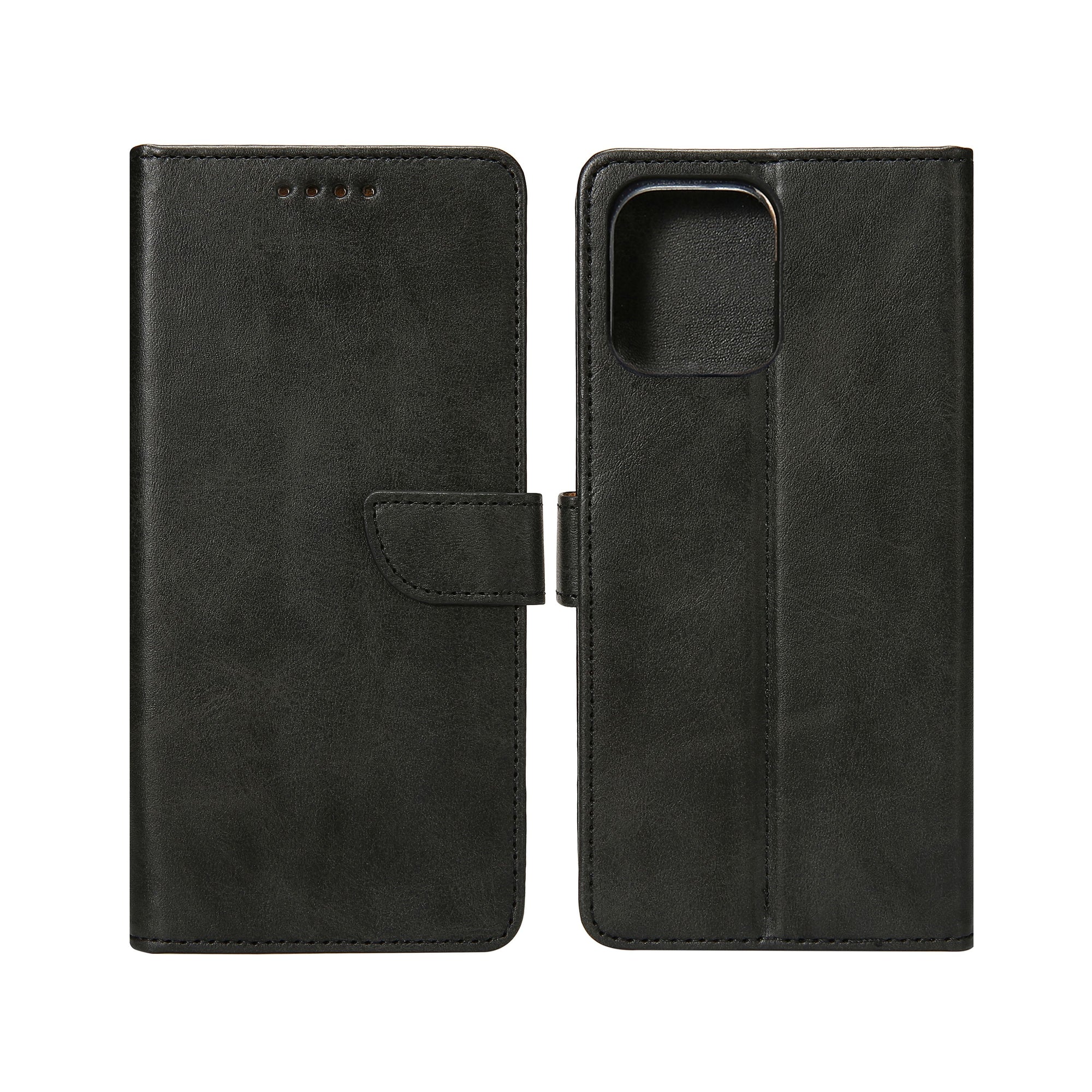 Rixus Bookcase For Apple iPhone 15 Noir