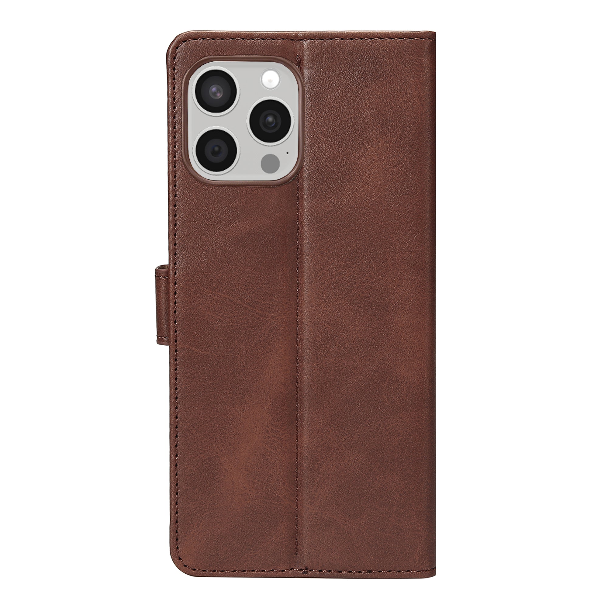 Rixus Bibliothèque For Apple iPhone 15 Pro Max Marron