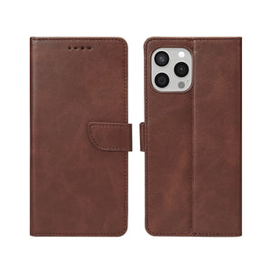 Rixus Bibliothèque For Apple iPhone 15 Pro Max Marron