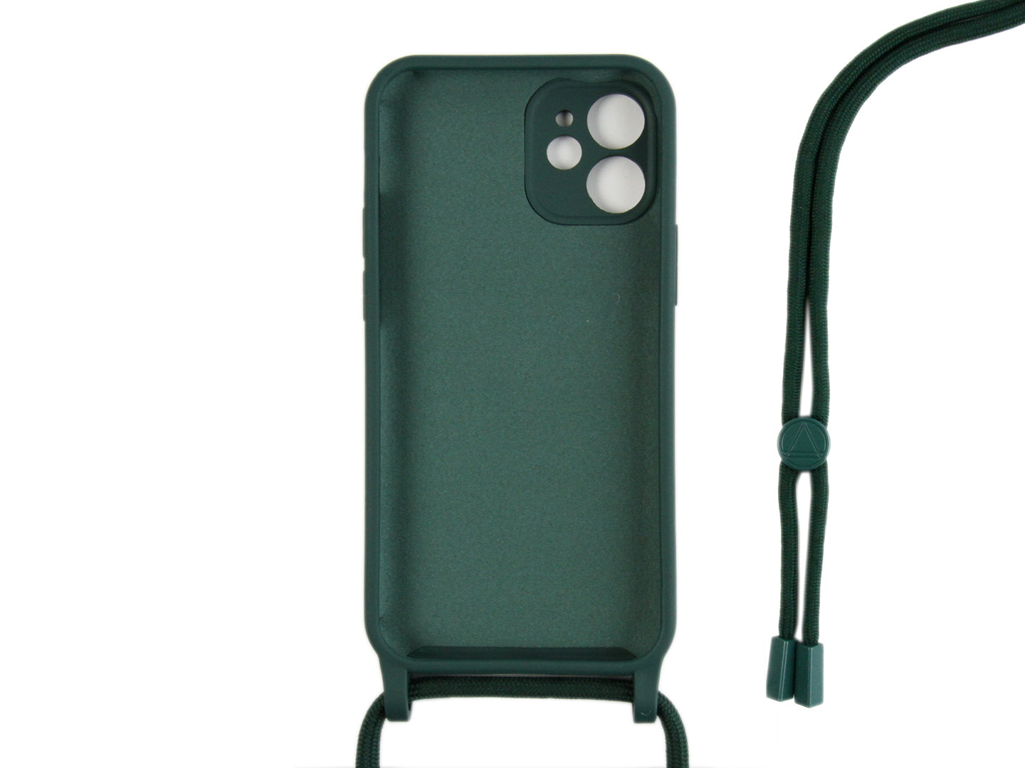 Rixus TPU Necklace Cord Cover For Apple iPhone 11 Vert Foncé