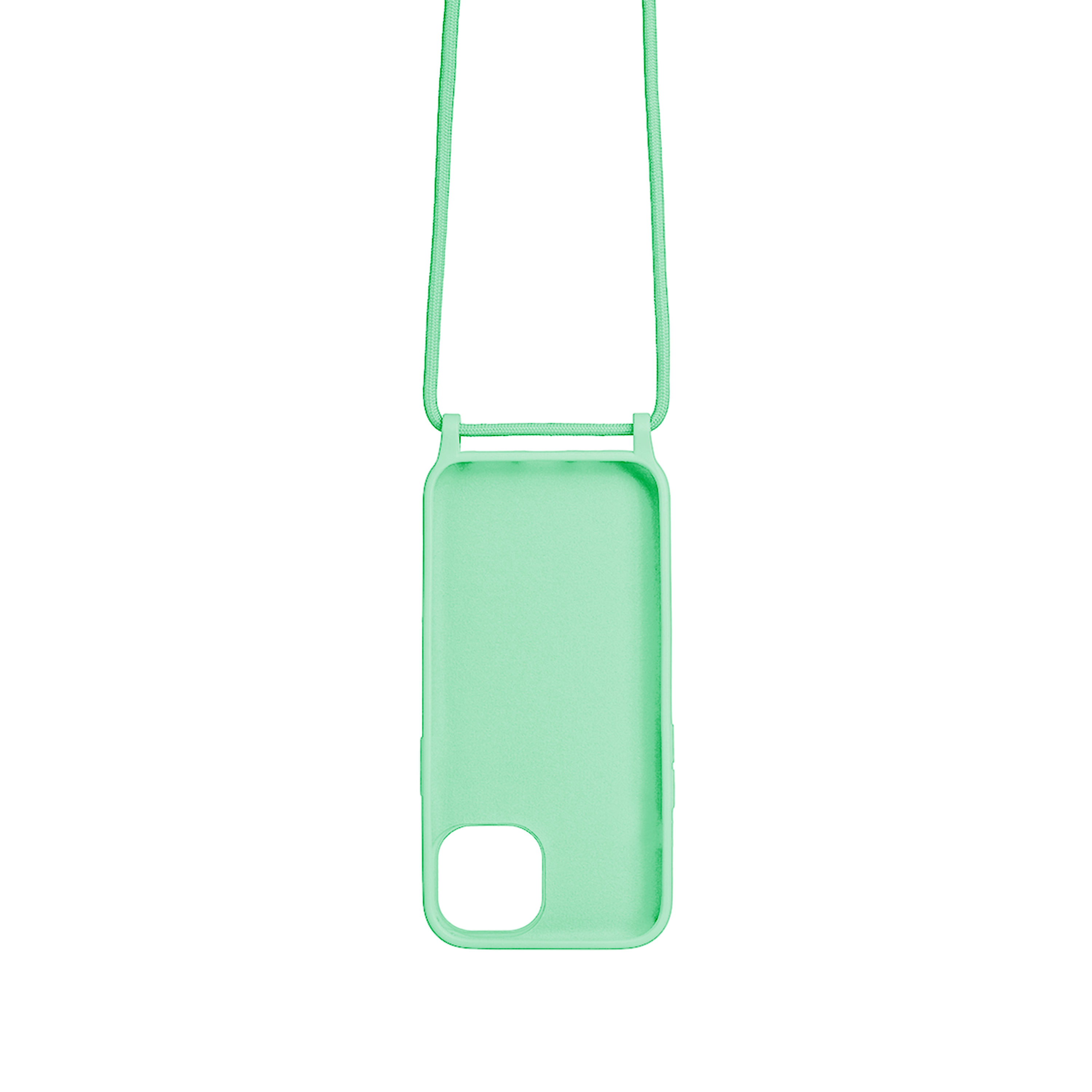 Rixus TPU Necklace Cord Cover For Apple iPhone 12 Matcha